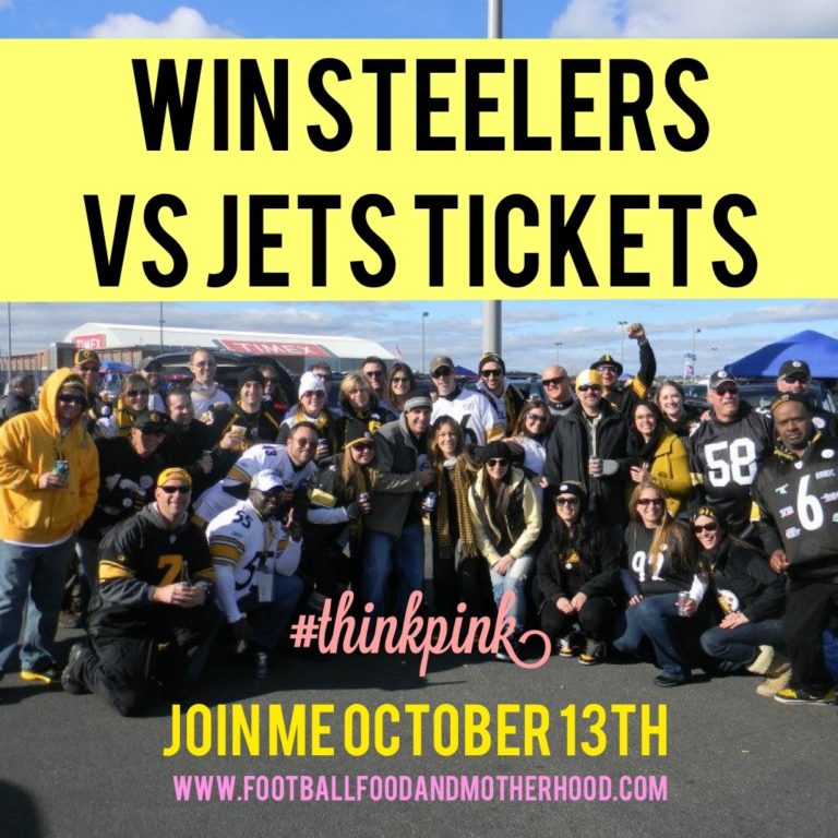 Win Pittsburgh Steelers Tickets and Join Me Vs. Jets for Breast Cancer Awareness