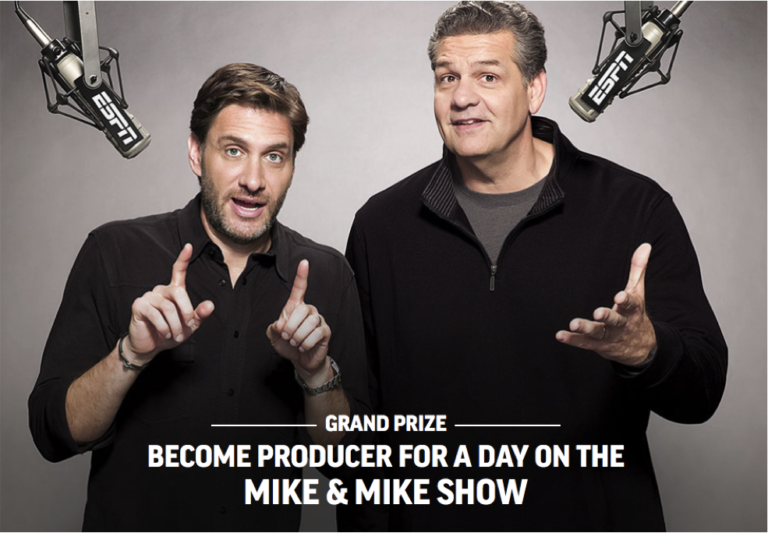 Eat a Burger at Applebees – Then Be a Producer at ESPN for a Day with Mike and Mike!